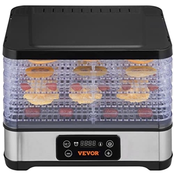 VEVOR Food Dehydrator 5-Tray Machine for Healthy Snacks