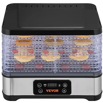 VEVOR Food Dehydrator 5-Tray Machine for Healthy Snacks