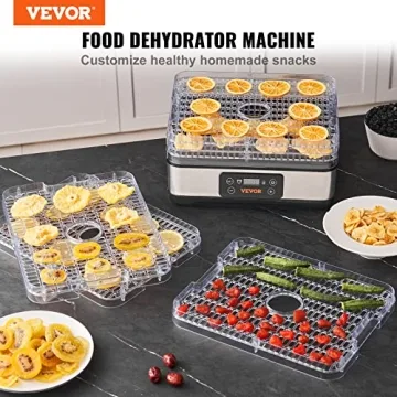 VEVOR Food Dehydrator 5-Tray Machine for Healthy Snacks