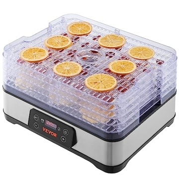 VEVOR Food Dehydrator 5-Tray Machine for Healthy Snacks
