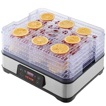 VEVOR Food Dehydrator 5-Tray Machine for Healthy Snacks
