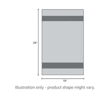 Casual Monogram Hand Towel Set, 2 Count, Soft Cotton