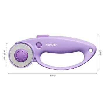 Fiskars Loop Rotary Cutter for Fabric and Vinyl Cutting