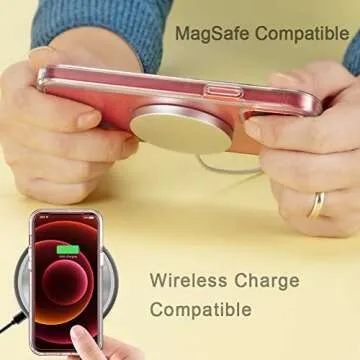 COOLQO Magnetic for iPhone 12 /iPhone 12 Pro Case with Screen Protectors, Compatible with MagSafe, Military Grade Drop Protection, Dual Layer Design Heavy Duty Protective Shockproof Phone Case, Clear