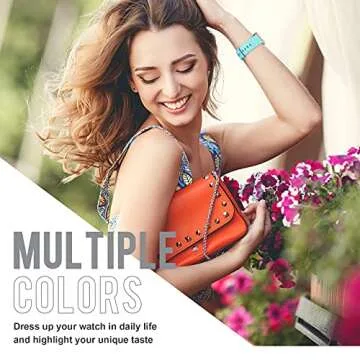 Vibrant 4 Pack Apple Watch Bands for Women