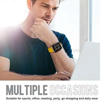 Vibrant 4 Pack Apple Watch Bands for Women