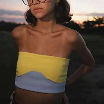 MISSACTIVER Crop Tube Top - Stylish & Comfortable