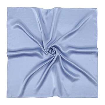 RIIQIICHY Head Scarf for Women Hair Scarf Silk Scarf for Hair Wrapping at Night 27.5 × 27.5 inches