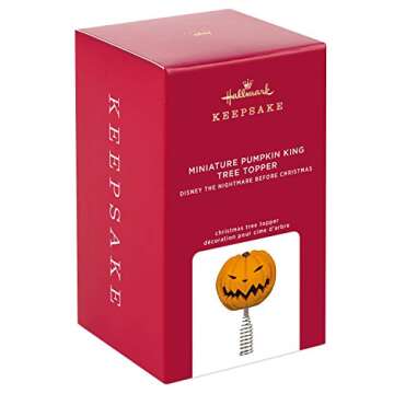 Hallmark Pumpkin King Miniature Tree Topper for Christmas