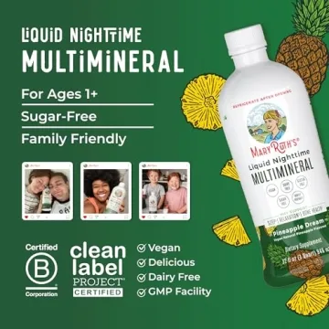 Vegan Nighttime Multimineral Sleep Supplement Sugar-Free