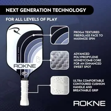 Use ROKNE Curve Classic Pickleball Paddle for Max Power