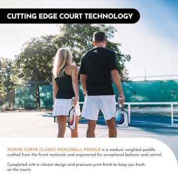 Use ROKNE Curve Classic Pickleball Paddle for Max Power