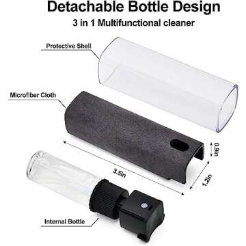 Spotless Screens 2-in-1 Cleaner Spray with Cloth
