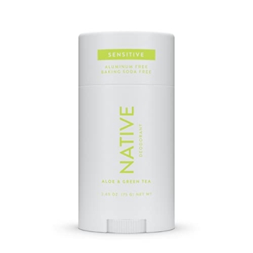 Native Sensitive Deodorant | Natural, Baking Soda Free, Aloe & Green Tea