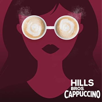 Hills Bros. Instant Cappuccino Mix, Limited Edition Holiday Variety Pack (6 oz, Pack of 3) – Convenient & Versatile, Instant Hot or Iced Coffee, Frothy & Rich Flavor - Just Add Water