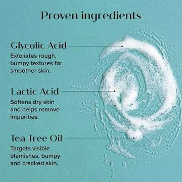 Medix 5.5 Exfoliating AHA Glycolic Acid Face & Body Scrub Cleanser + Collagen Moisturizing Body Cream Lotion Skin Care 2PC Set | Alpha Hydroxy Acid & Lactic Acid Foaming Body Wash & Face Wash, 2-PC