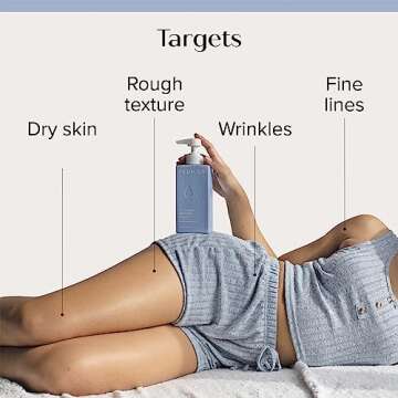 Medix 5.5 Exfoliating AHA Glycolic Acid Face & Body Scrub Cleanser + Collagen Moisturizing Body Cream Lotion Skin Care 2PC Set | Alpha Hydroxy Acid & Lactic Acid Foaming Body Wash & Face Wash, 2-PC