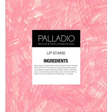 Palladio Lip Stain Hydrating Waterproof Formula Longlasting