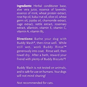 Buddy Rinse Conditioner for Dogs - Lavender & Mint Scent