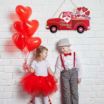 Sggvecsy Valentine's Day Door Sign for Home Decor