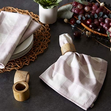 Buffalo Check Classic Farmhouse Napkin Set for Dining