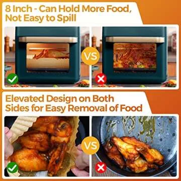 Air Fryer Liners 100PCS Non-Stick Parchment Paper