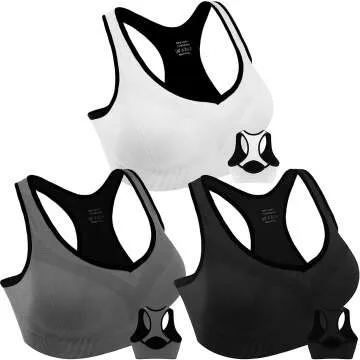 Racerback Sports Bras for High Impact Workouts