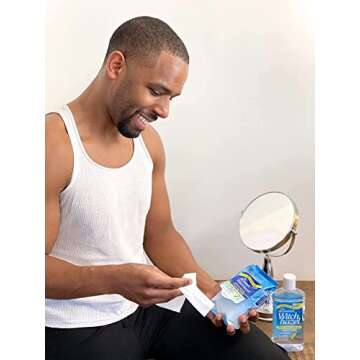 TN Dickinson's Witch Hazel Natural Astringent, 16 oz (Pack of 3)