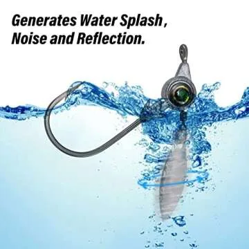 Dr.Fish 10 Pack Underspin Jigs for Freshwater Fishing