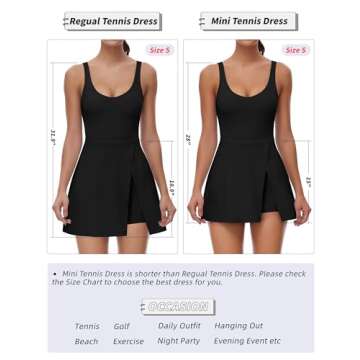 FOMELY Athletic Dress for Women,Summer Dresses for Women 2024 Tennis Dresses for Women U Neck Workou...