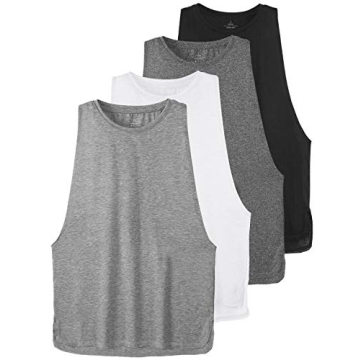 Cosy Pyro Workout Tank Tops for Women Lightweight Running Tanks Basic Gym Tops Sleeveless Athletic Y...