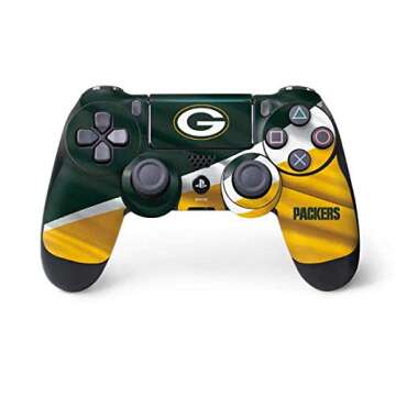 Officially Licensed NFL Green Bay Packers PS4 Pro/Slim Controller Skin - Premium 3M Vinyl