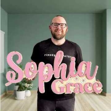 Large Name Sign for Nursery Boys Nursery Sign Custom Name Sign Layered Sign Wooden Name Sign Kids Room Decor Girls Nursery Decor