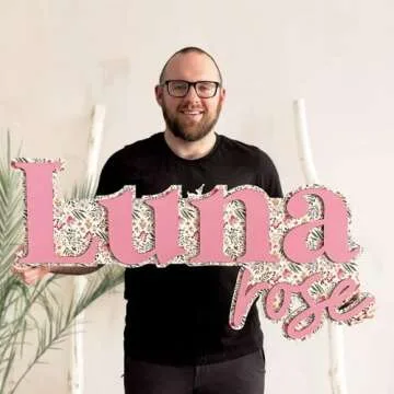 Large Name Sign for Nursery Boys Nursery Sign Custom Name Sign Layered Sign Wooden Name Sign Kids Room Decor Girls Nursery Decor