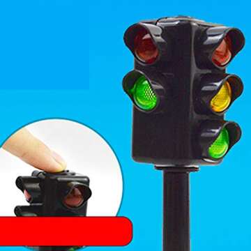 NUOBESTY Kids Traffic Light Toy - Educational Playset