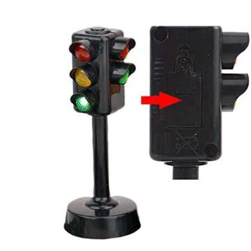 NUOBESTY Kids Traffic Light Toy - Educational Playset
