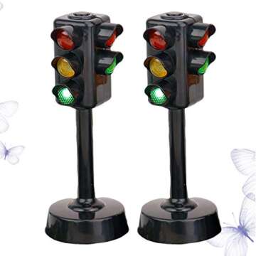 NUOBESTY Kids Traffic Light Toy - Educational Playset