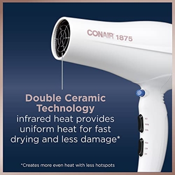 Conair Double Ceramic Hair Dryer with Ionic Conditioning