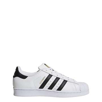 adidas Originals womens Superstar Sneaker, White/Black/White, 8.5 US