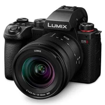 Panasonic LUMIX S5II Mirrorless Camera with LUMIX S 20-60mm f/3.5-5.6 Lens Bundle with 128GB SD Card...