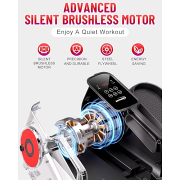 HJDFGSS Under Desk Elliptical Machine