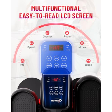 HJDFGSS Under Desk Elliptical Machine