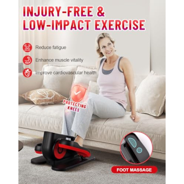 HJDFGSS Under Desk Elliptical Machine