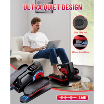 HJDFGSS Under Desk Elliptical Machine