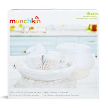 Munchkin® Steam™ Microwave Bottle Sterilizer, White