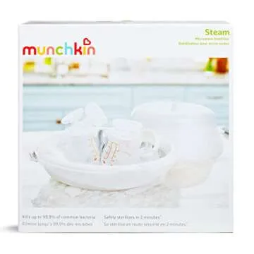 Munchkin® Steam™ Microwave Bottle Sterilizer, White