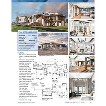 360+ Stunning 1-Story Home Plans in Full Color