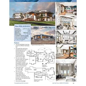 360+ Stunning 1-Story Home Plans in Full Color