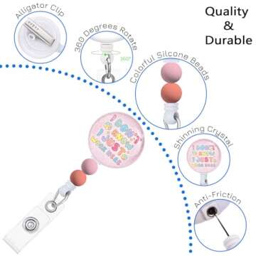 Gctriki Fun Retractable Badge Reel for All Occasions