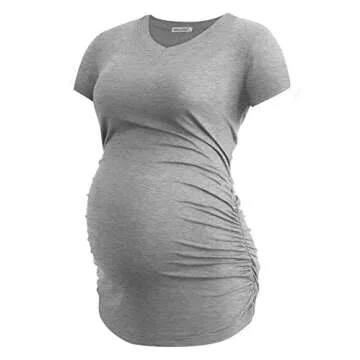 Stylish Smallshow Maternity Shirt - 3-Pack for Expecting Moms